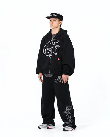 " MADE 𝗚𝘂𝗯𝗮𝗻 " 原創 星星 街頭 街舞 休閒 套裝 長褲