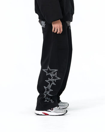 " MADE 𝗚𝘂𝗯𝗮𝗻 " 原創 星星 街頭 街舞 休閒 套裝 長褲