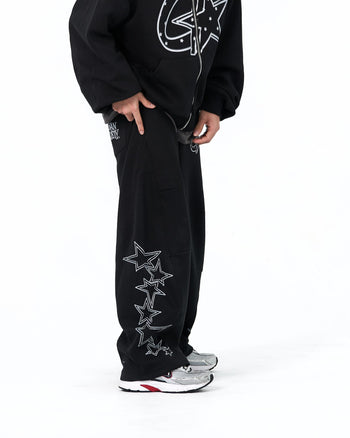 " MADE 𝗚𝘂𝗯𝗮𝗻 " 原創 星星 街頭 街舞 休閒 套裝 長褲