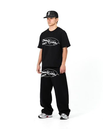 “MADE 𝗚𝘂𝗯𝗮𝗻 " 運動 休閒 街頭 塗鴉 直筒 棉褲