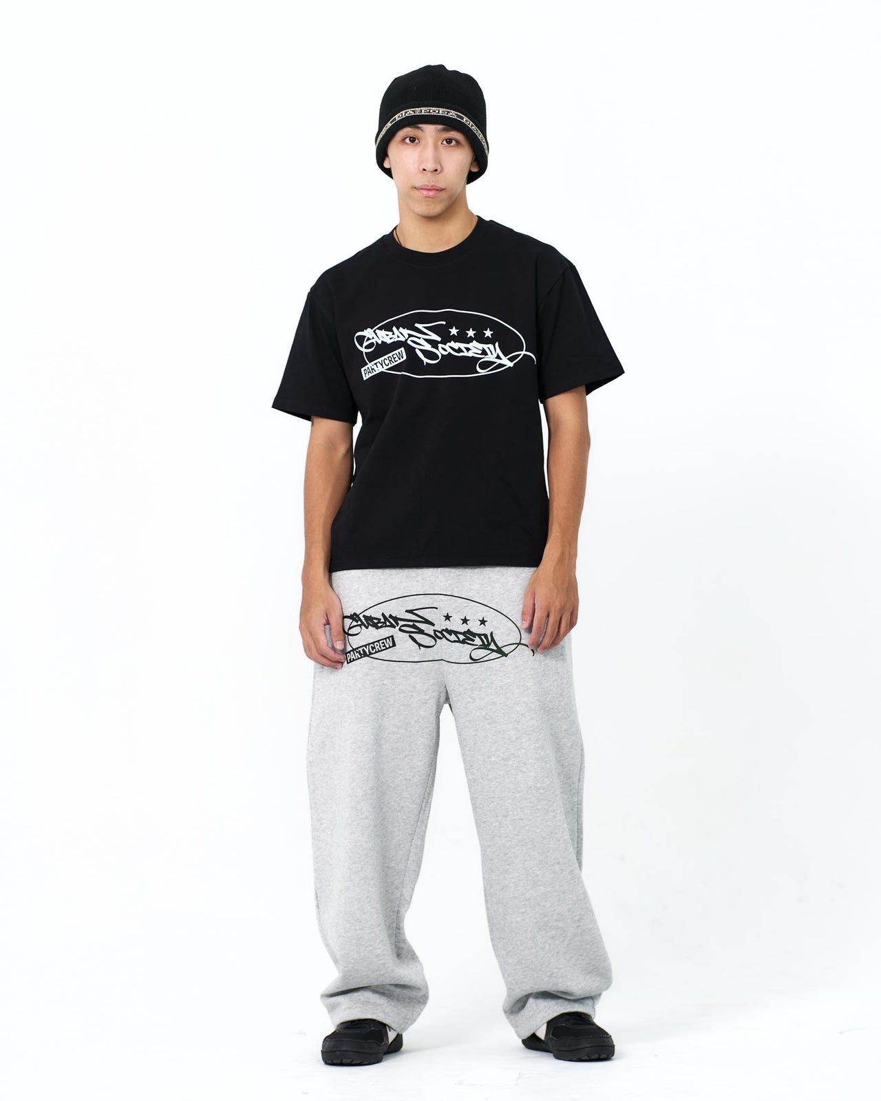 “MADE 𝗚𝘂𝗯𝗮𝗻 " 運動 休閒 街頭 塗鴉 直筒 棉褲