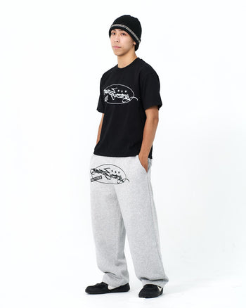 “MADE 𝗚𝘂𝗯𝗮𝗻 " 運動 休閒 街頭 塗鴉 直筒 棉褲