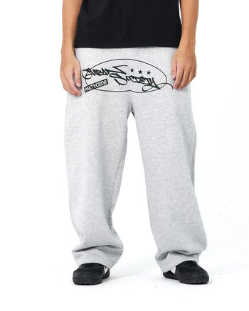 “MADE 𝗚𝘂𝗯𝗮𝗻 " 運動 休閒 街頭 塗鴉 直筒 棉褲