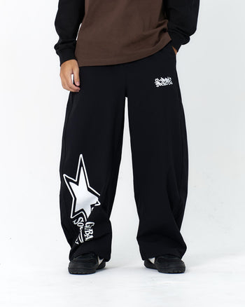 “MADE 𝗚𝘂𝗯𝗮𝗻 " 速乾 街頭 星星 彎刀 休閒 運動長褲