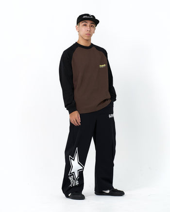 “MADE 𝗚𝘂𝗯𝗮𝗻 " 速乾 街頭 星星 彎刀 休閒 運動長褲