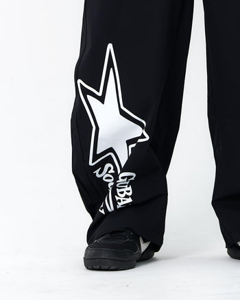 “MADE 𝗚𝘂𝗯𝗮𝗻 " 速乾 街頭 星星 彎刀 休閒 運動長褲