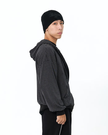 " MADE 𝗚𝘂𝗯𝗮𝗻 " 條紋 寬鬆 連帽 韓製 Oversize 外套