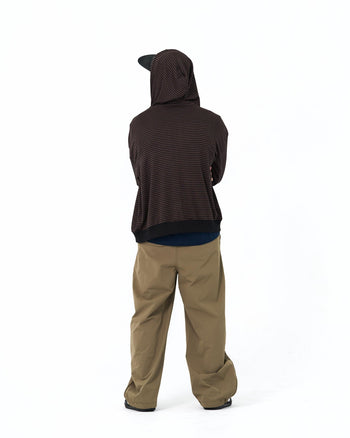 " MADE 𝗚𝘂𝗯𝗮𝗻 " 條紋 寬鬆 連帽 韓製 Oversize 外套