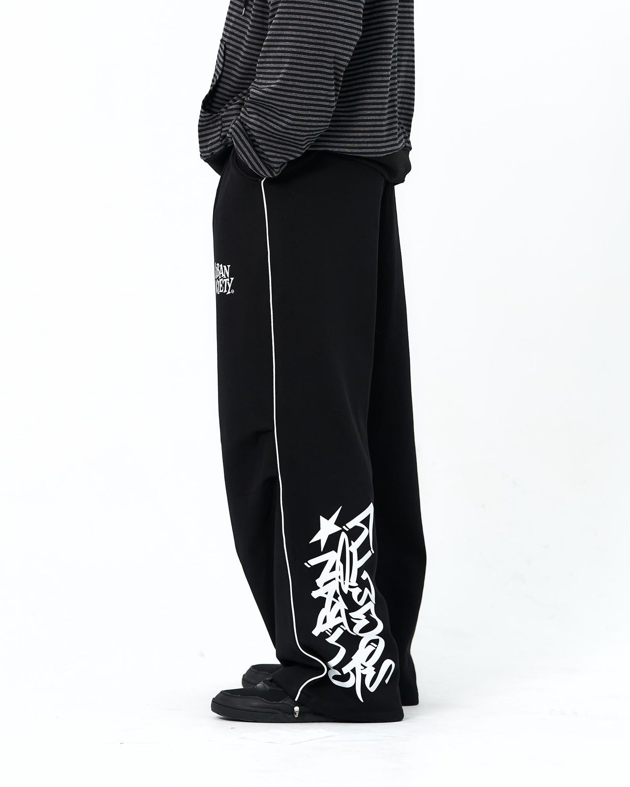 “MADE 𝗚𝘂𝗯𝗮𝗻 " 寬鬆 街頭 闊腿 顯瘦 街舞 加厚 棉褲