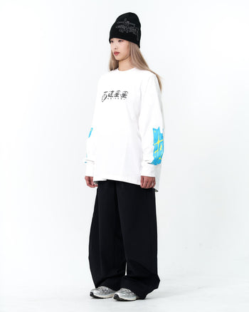 " MADE 𝗚𝘂𝗯𝗮𝗻 " 高速星星 街頭 寬鬆 功能性 長袖上衣