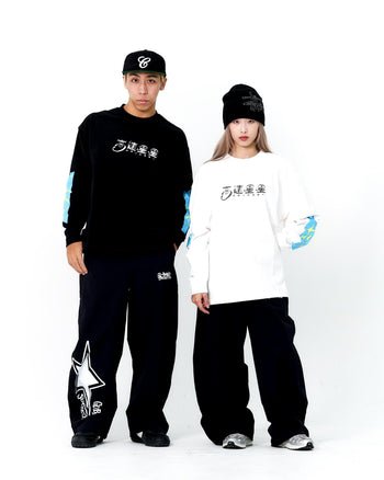 " MADE 𝗚𝘂𝗯𝗮𝗻 " 高速星星 街頭 寬鬆 功能性 長袖上衣