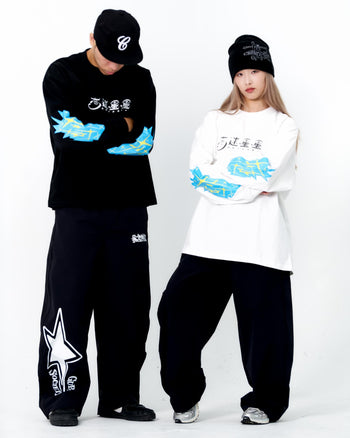 " MADE 𝗚𝘂𝗯𝗮𝗻 " 高速星星 街頭 寬鬆 功能性 長袖上衣