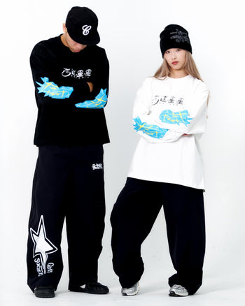 " MADE 𝗚𝘂𝗯𝗮𝗻 " 高速星星 街頭 寬鬆 功能性 長袖上衣