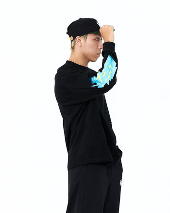 " MADE 𝗚𝘂𝗯𝗮𝗻 " 高速星星 街頭 寬鬆 功能性 長袖上衣