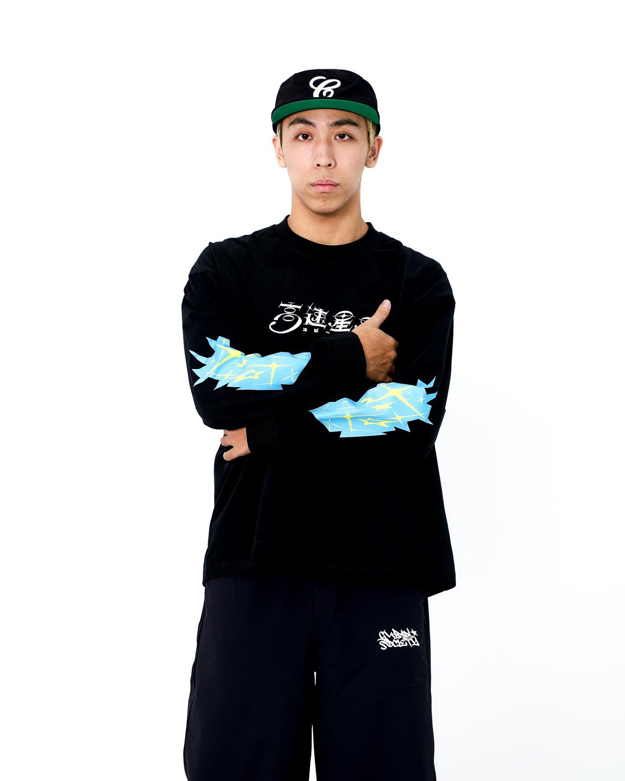 " MADE 𝗚𝘂𝗯𝗮𝗻 " 高速星星 街頭 寬鬆 功能性 長袖上衣