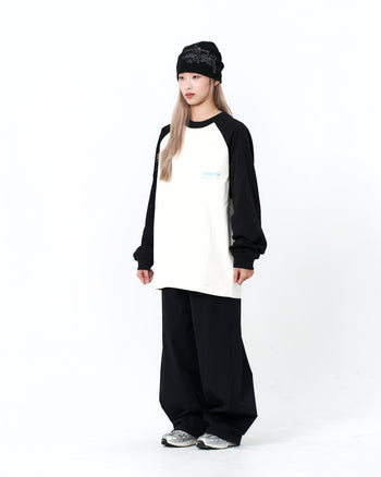 " MADE 𝗚𝘂𝗯𝗮𝗻 " 撞色 寬鬆 星星人 原創 打底  長袖上衣