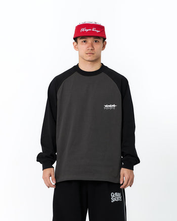 " MADE 𝗚𝘂𝗯𝗮𝗻 " 撞色 寬鬆 星星人 原創 打底  長袖上衣