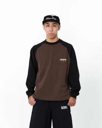 " MADE 𝗚𝘂𝗯𝗮𝗻 " 撞色 寬鬆 星星人 原創 打底  長袖上衣