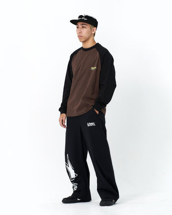 " MADE 𝗚𝘂𝗯𝗮𝗻 " 撞色 寬鬆 星星人 原創 打底  長袖上衣