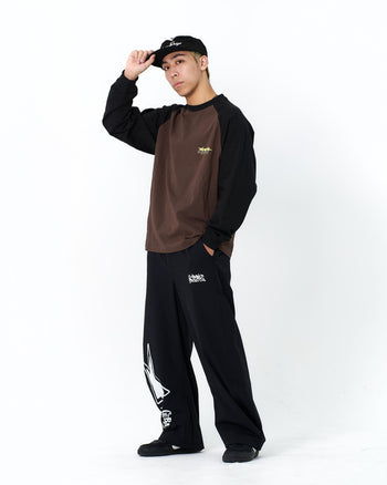 " MADE 𝗚𝘂𝗯𝗮𝗻 " 撞色 寬鬆 星星人 原創 打底  長袖上衣