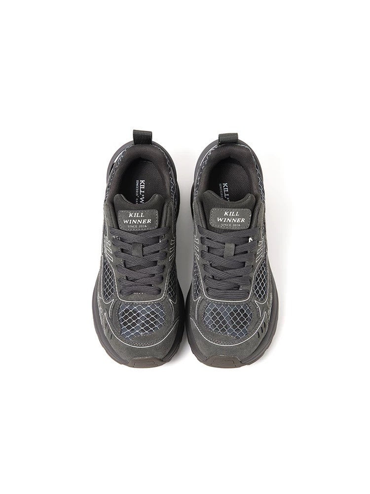 Killwinner 吳世勳同款 灰色 運動 休閒 老爹 增高6cm 跑鞋