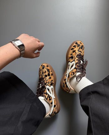 WEFLOWER HBD x Flower 豹紋 小花鞋 AESPA 同款 正品 平底鞋