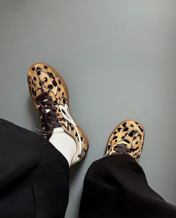 WEFLOWER HBD x Flower 豹紋 小花鞋 AESPA 同款 正品 平底鞋