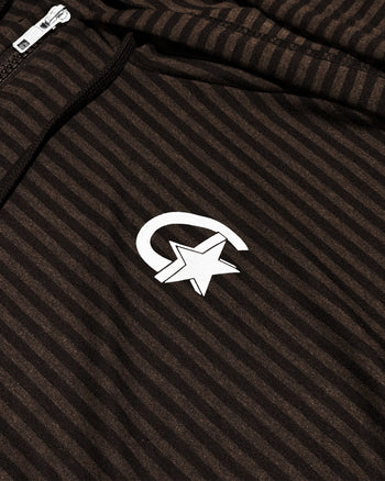 " MADE 𝗚𝘂𝗯𝗮𝗻 " 條紋 寬鬆 連帽 韓製 Oversize 外套