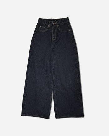 “MADE 𝗚𝘂𝗯𝗮𝗻 " 復古 闊腿 塗鴉 原牛 牛仔褲