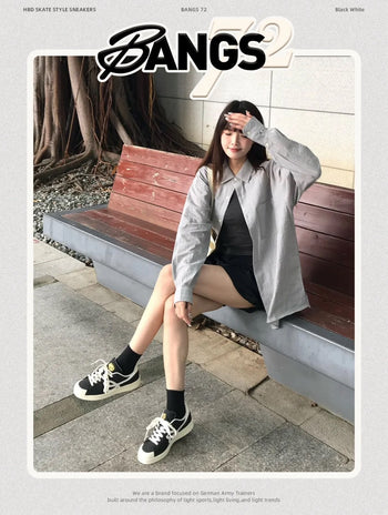 WEFLOWER HBD 百搭 休閒 復古 貝殼頭 版鞋