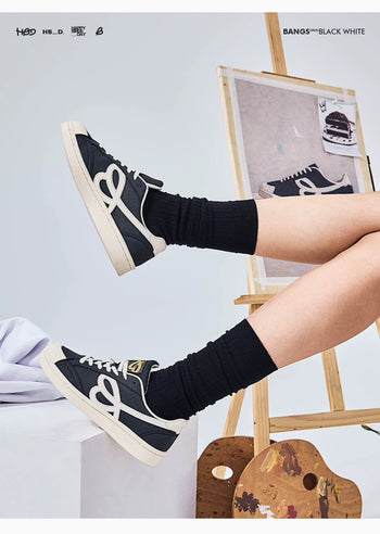 WEFLOWER HBD 百搭 休閒 復古 貝殼頭 版鞋