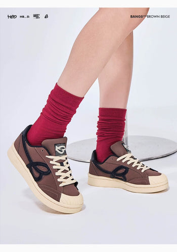 WEFLOWER HBD 百搭 休閒 復古 貝殼頭 版鞋