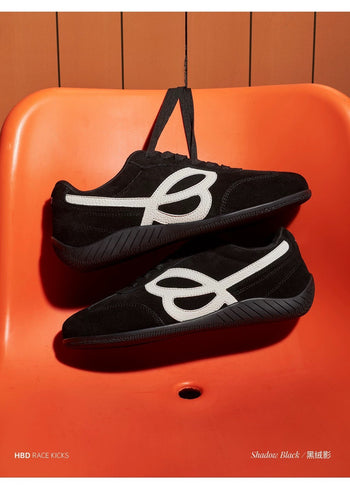 WEFLOWER  HBD 復古百搭 薄底 運動 賽車鞋