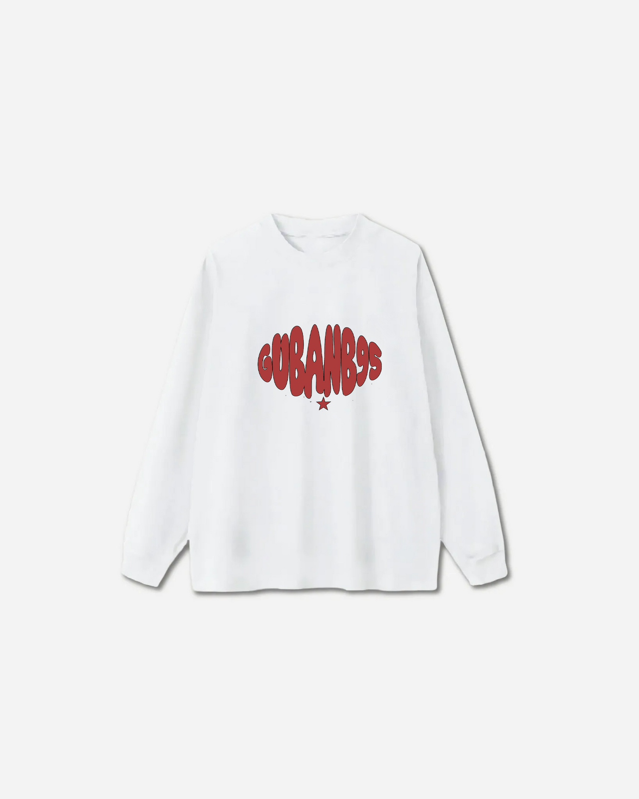 " MADE 𝗚𝘂𝗯𝗮𝗻 " 街舞原創美式復古星星 長袖上衣