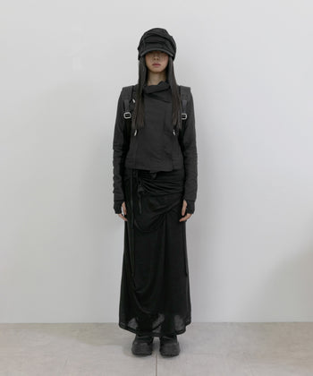 FLARE UP - Soi Draped Cap 垂褶帽 AC-F206 (黑色)