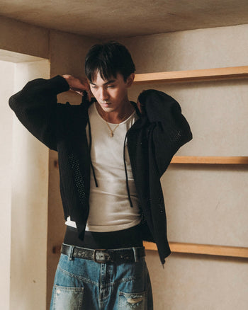 E’TREALOUEST - 25AW 洞洞拉鍊毛衣