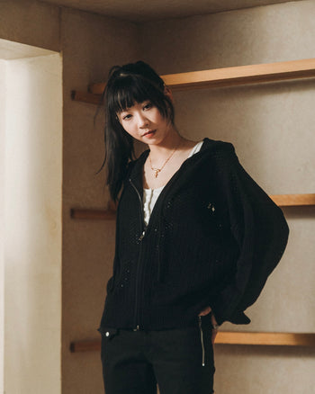 E’TREALOUEST - 25AW 洞洞拉鍊毛衣