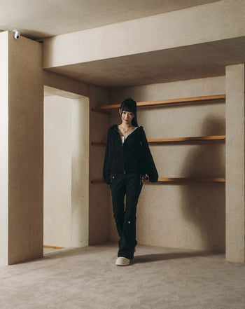 E’TREALOUEST - 25AW 洞洞拉鍊毛衣