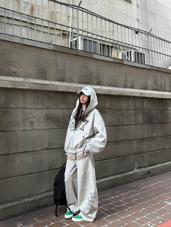 " MADE 𝗚𝘂𝗯𝗮𝗻 " 原創 星星 街頭 街舞 休閒 套裝 外套