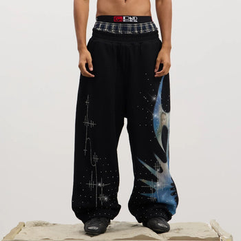 TD-562 DND4DES 復古燙鑽印花重磅夢核套裝