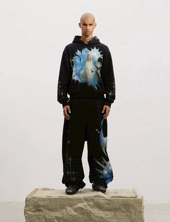 TD-562 DND4DES 復古燙鑽印花重磅夢核套裝