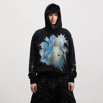 TD-562 DND4DES 復古燙鑽印花重磅夢核套裝