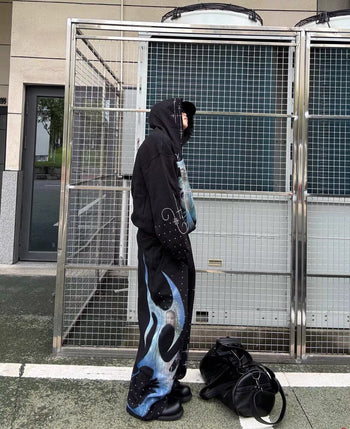 TD-562 DND4DES 復古燙鑽印花重磅夢核套裝