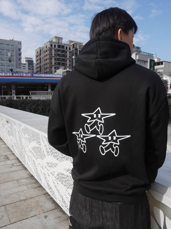 " MADE 𝗚𝘂𝗯𝗮𝗻 " 星星人重磅絨毛寬鬆長袖帽T