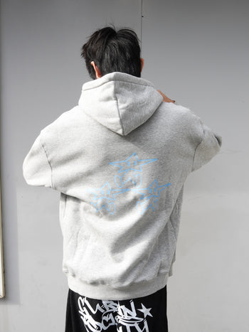 " MADE 𝗚𝘂𝗯𝗮𝗻 " 星星人重磅絨毛寬鬆長袖帽T