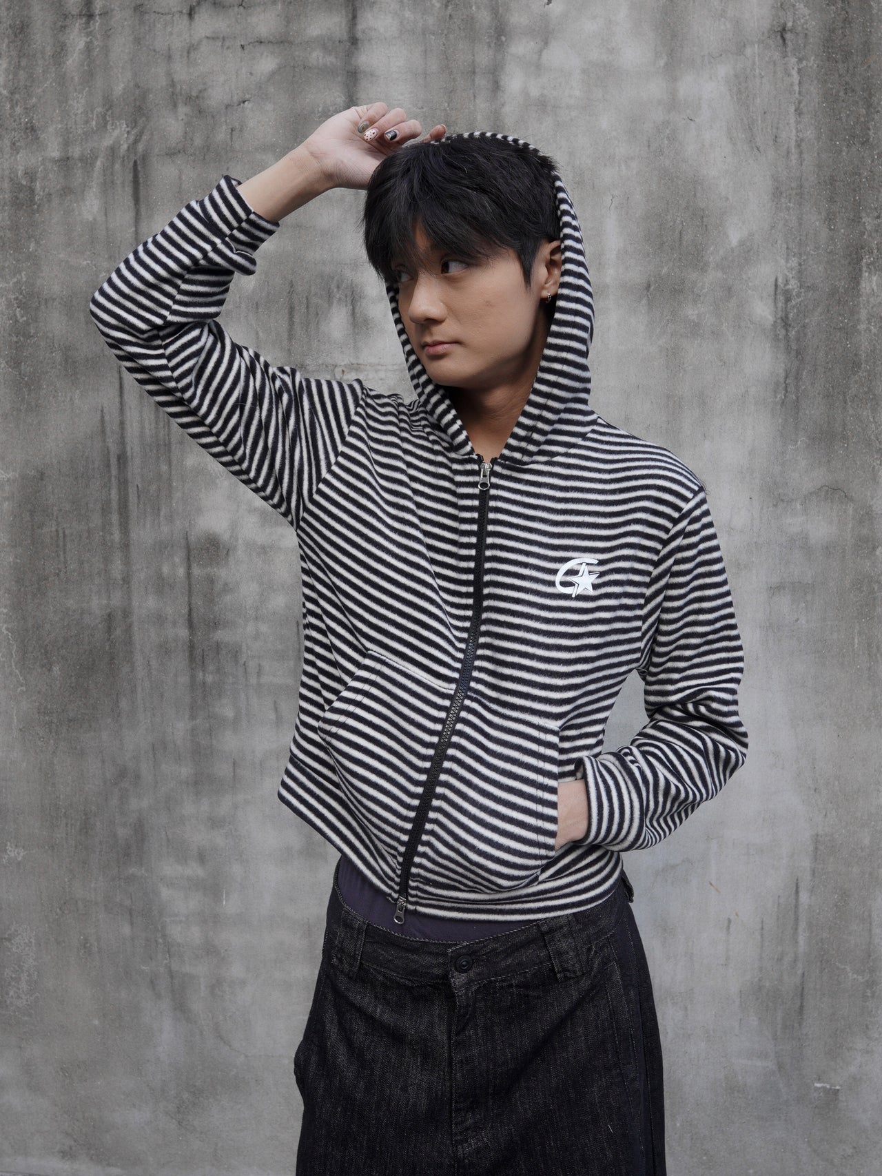 " MADE 𝗚𝘂𝗯𝗮𝗻 " 星星條紋連帽外套