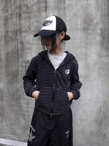 " MADE 𝗚𝘂𝗯𝗮𝗻 " 星星條紋連帽外套