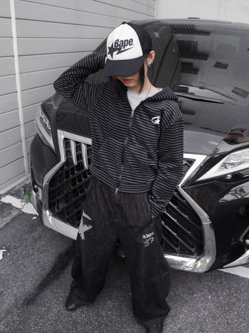 " MADE 𝗚𝘂𝗯𝗮𝗻 " 星星條紋連帽外套