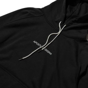 Apostle - 25AW "DARION" Ethos Raw-Edge Logo Hoodie