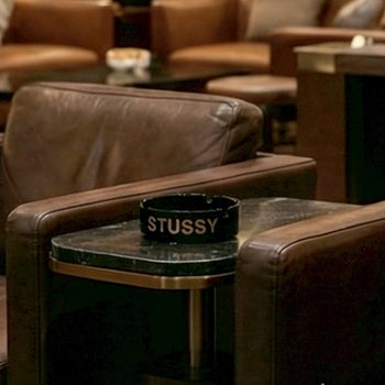 【GUBAN】AC-S133 美式STUSSY黑金籌碼陶瓷煙灰缸